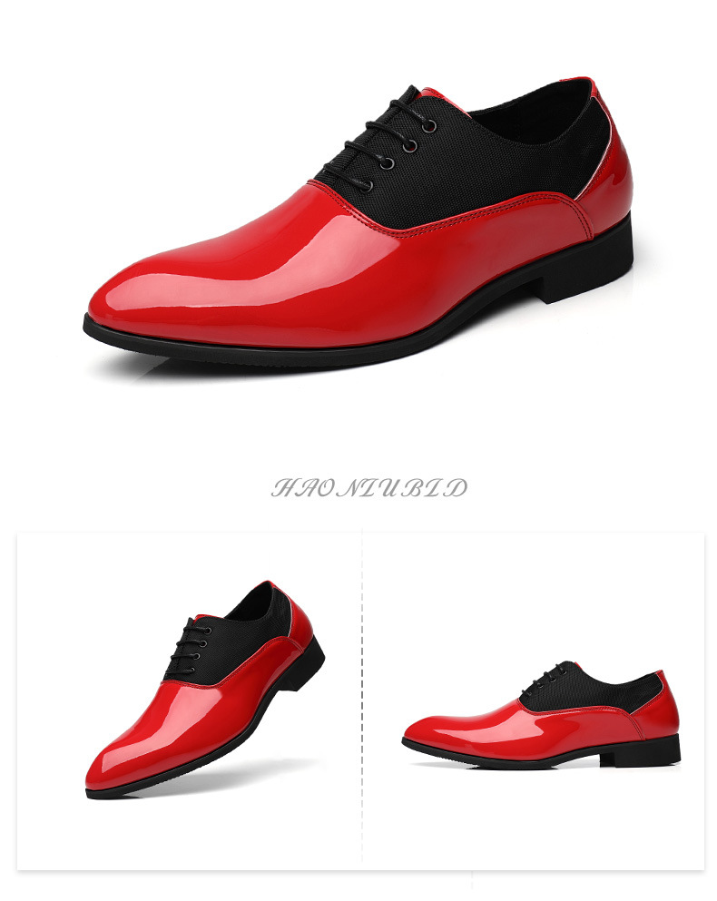 Business dress pointed shoes Casual shoes for men_vogvips.com