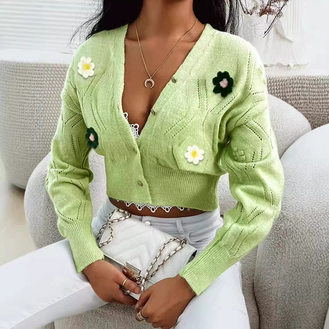 Внешняя торговля Трансграничная Европа, Европа и Амазонка производитель свитер с длинными рукавами кардигана вихрея куртка свитер весна, осень и зима