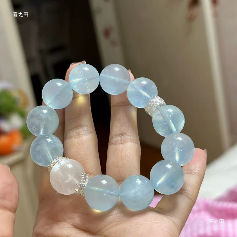 Органическая сапфировая марка подлинный белый кристалл, кристал bracelet