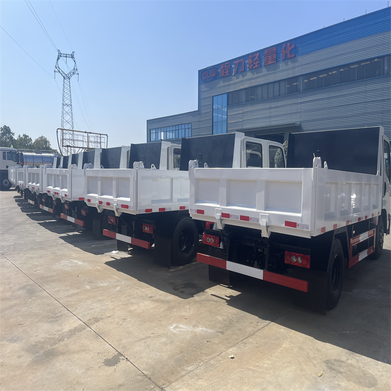 Export 3-5 Tons Dump Truck Jmc Jmc Double Row Truck Isuzu Right-Hand Drive Truck Engineering Vehicle Dump Truck