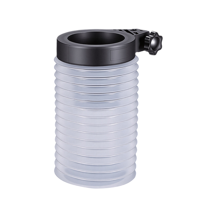 Cubierta de polvo de martillo eléctrico gris sin polvo para el hogar, cubierta de polvo de martillo de impacto de silicona de doble capa larga y gruesa negra