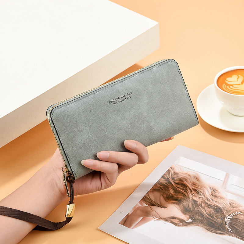 Cartera larga multifunción para mujer con porta móvil