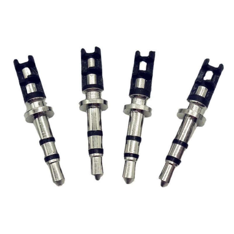 3.5mm音频插头 DC3.5*6.0立体镀镍插头冲盘 TRS插针 音频DC插头