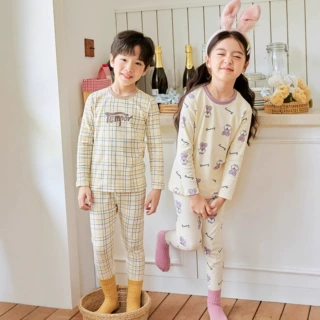 儿童秋衣秋裤纯棉男童保暖内衣中小童棉毛衫女童宝宝打底家居套装