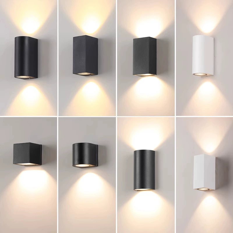 户外楼梯过道防水洗墙灯北欧现代简约外墙led壁灯庭院阳台壁灯