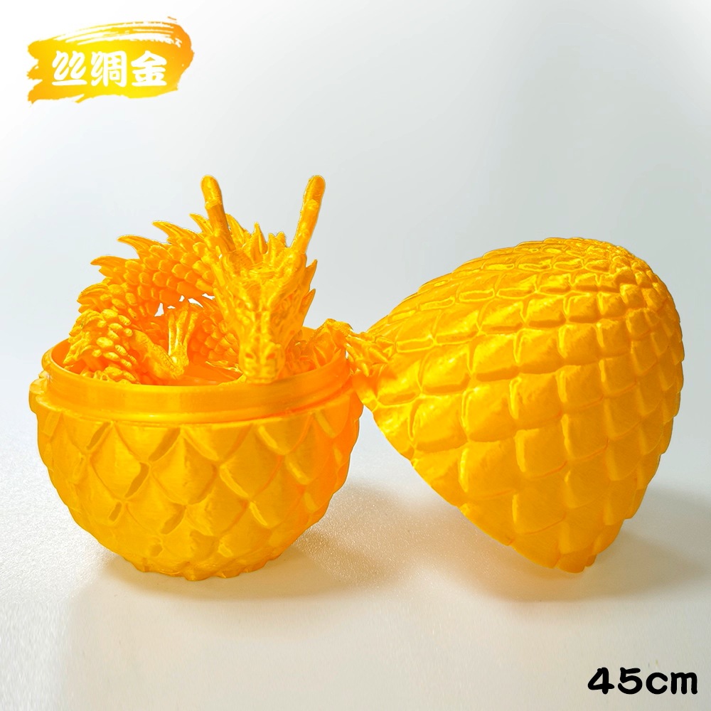 Adorno de Dragón Chino en Impresión 3D de PLA Articulado para Decoración y Regalo