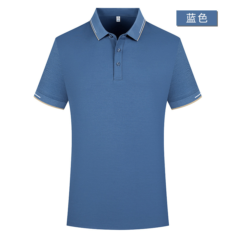 Modal Solona 5A Camisa POLO sin costura antibacteriana Ropa de trabajo personalizada con impresión de LOGO Ropa de trabajo de manga corta personalizada