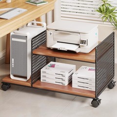 本体ブラケットリムーバブルコンピュータ筐体プリンタラックオフィス床置きコピー機ベース置きキャビネット