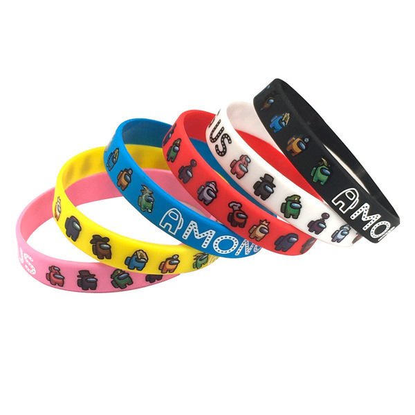 silicone children's rubber bracelet