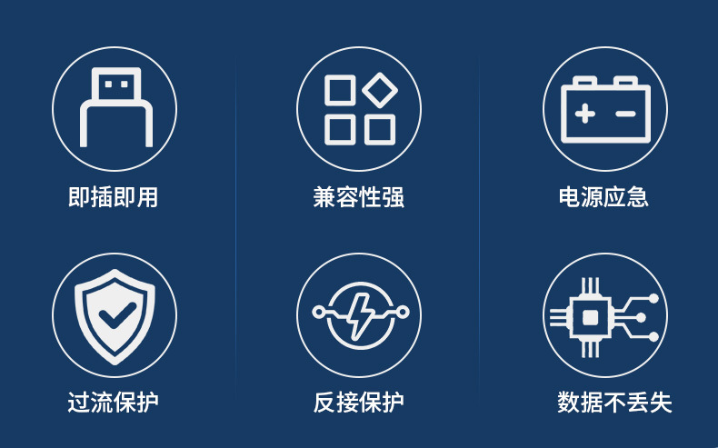 New OBD battery replacement tool battery continuous power memory USB power charging treasure mobile power universal