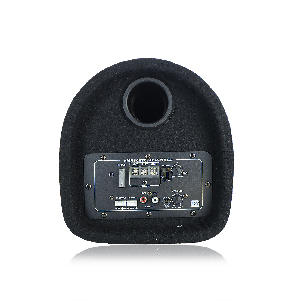 Car 6 inch 8 inch 10 inch car audio modified 12V speaker active subwoofer round tunnel gun 1706