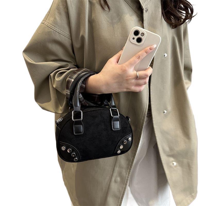 Retro Bowling Tasche Für Damen, Stilvolle Umhängetasche_voghion.com