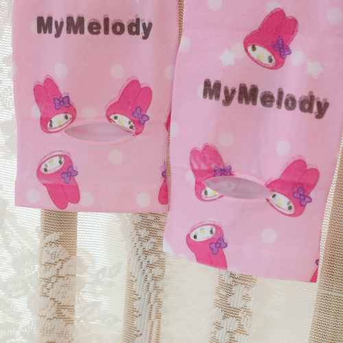 Summer Thin Sun Protection Sleeves Cute Cartoon Ice Sleeves Driving Outdoor Sports Arm Guards Sun Shade Anti-UV Gloves