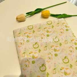 全棉帆布数码印花  设计师款苹果猫咪  宠物窝地毯服装手工