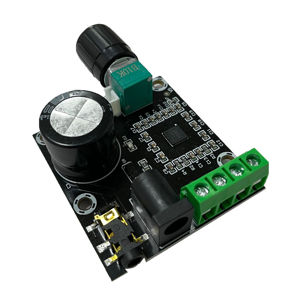 PAM8610 双声道12V高清功放板 纯数字功放 15W*2 大功率功放模块
