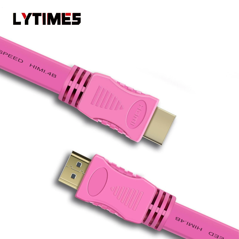 HDMI кабель для ТВ/компьютера высокого разрешения 1.4/2.0, дата/видеокабель, конверсионный кабель 4K с золотым разъёмом