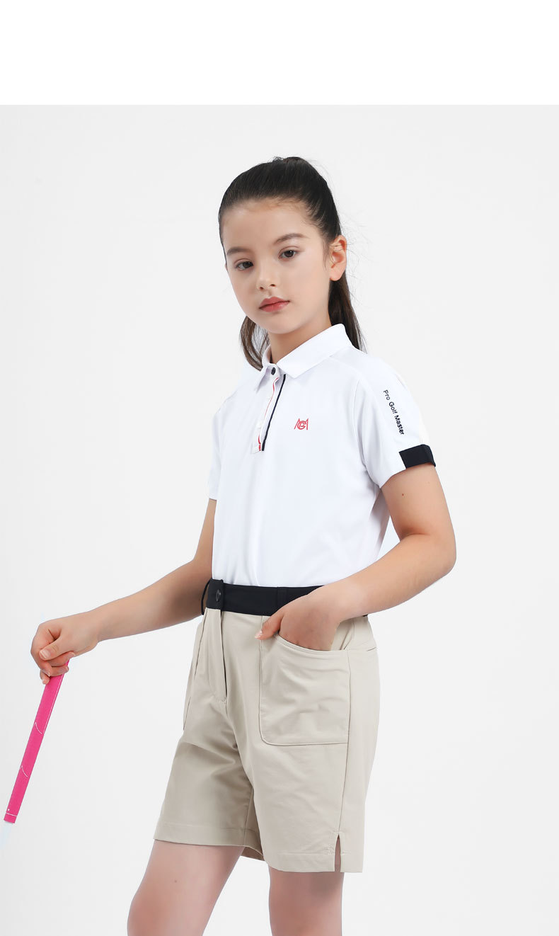 Quần thể thao nữ PGM dáng suông ống rộng, thiết kế xẻ tà, thoáng mát mùa hè — KUZ156-màu trắng, KUZ156-màu xanh nước biển, KUZ156-Kaki chi tiết 10