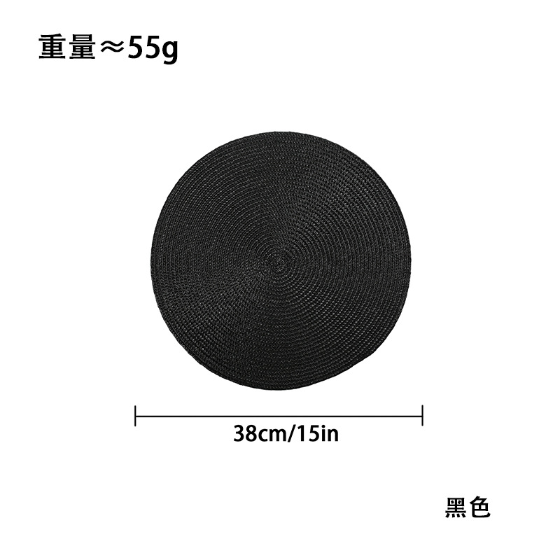 Exclusividad transfronteriza para lujo ligero, aislamiento térmico de color sólido, manteles individuales de costura, almohadillas aislantes, a prueba de aceite, esteras japonesas, impermeables y resistentes al calor