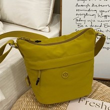 2025捷朗仕马卡龙尼龙防水斜跨布包元宝包饺子包单肩包斜挎包女包