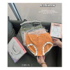 Douyin Live Eight Gathering Lactic acid Molten Pants Box Pretending to Girls Seamless Mid -waist Triangle Pants