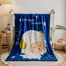 厂家供应批发单层儿童多功能毛毯盖毯夏季午睡空调小毯子床上用品