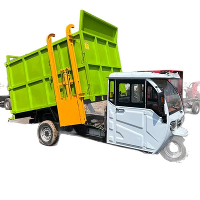 with side-mounted bins, Elektrik zibil maşınları