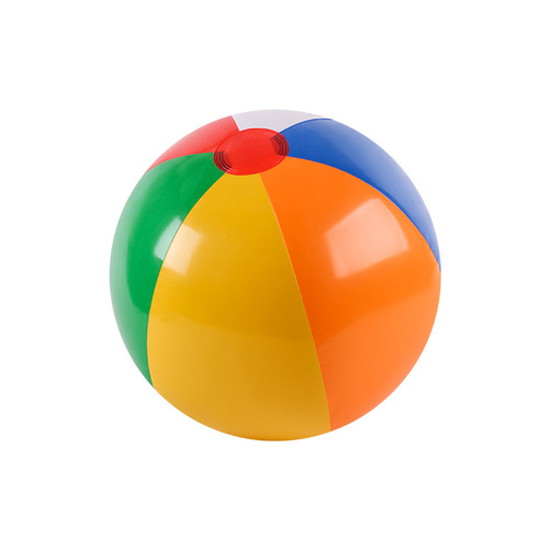 Night market stall supply 6-color racket ball PVC inflatable beach ball children's sports ball water toy water polo