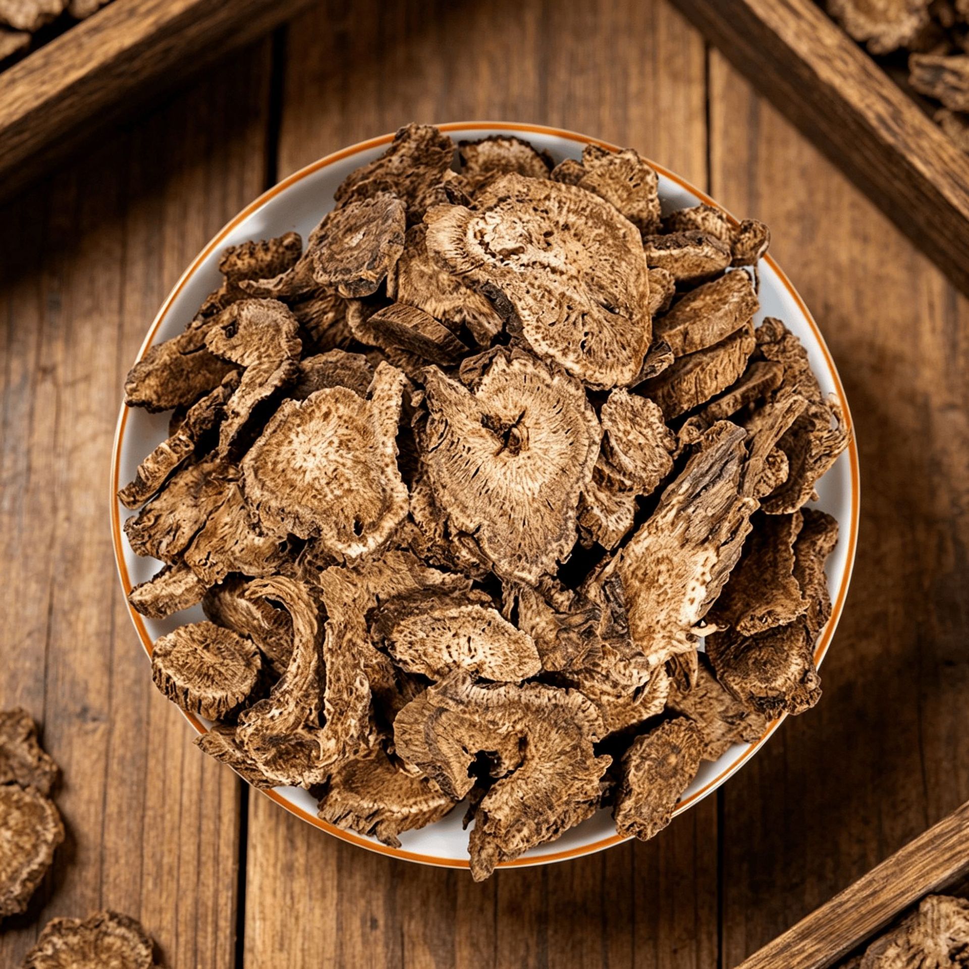 Dried Costus Root Slices Chuan Mu Xiang 500g Culinary Spice and TCM Herb preparation