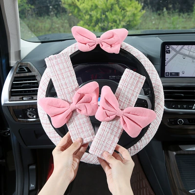 for all seasons, women's car — Steering wheel cover