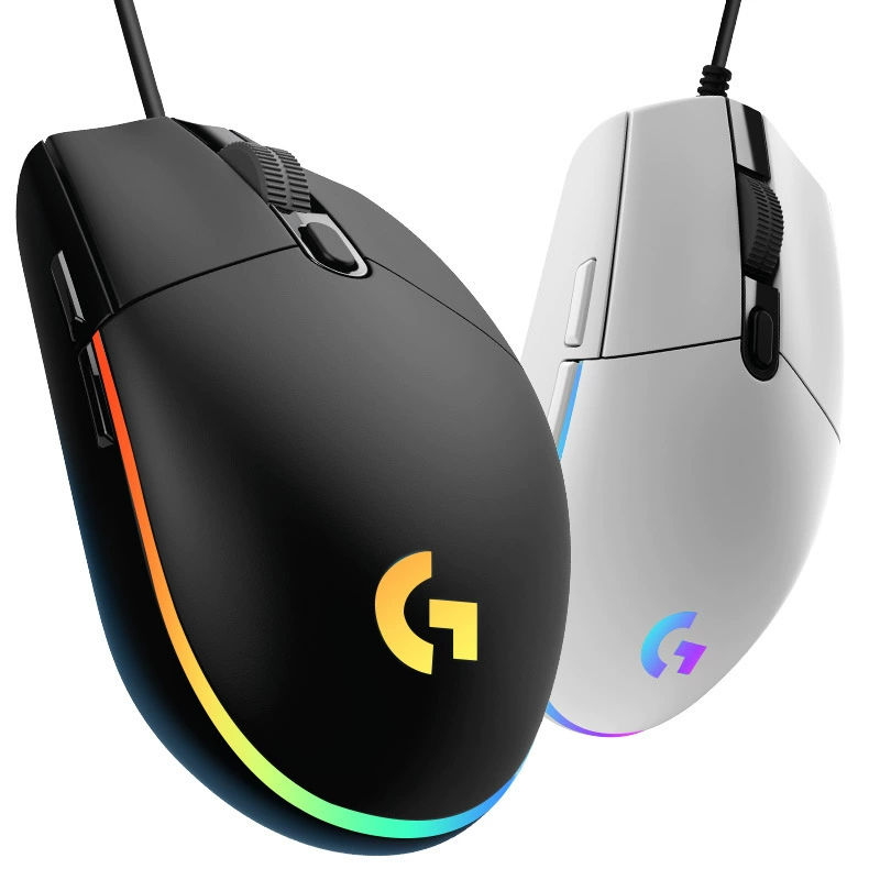 Logitech механическая игровая лёгкая мышь G102, официальный флагманский магазин