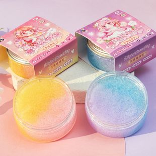 New Magic Mermaid Pearlescent Glass Clay Fake Water Hug Milk Fun Stress Relief Children's Toy DIY with 3C