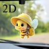 1pc 2D Bumblebee Acrylic Jewelry Multifunctional Car黄蜂饰品|ms