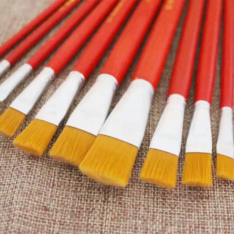 Hair oil, brush, nylon watercolour, gouache, children's chalk, wholesale, increased thickness