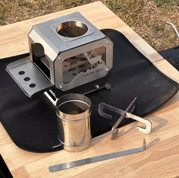 Cocinas de camping set de cocinas de café al aire libre cocinas de cocinas hervidoras de agua hervidoras de café portátil paquete completo