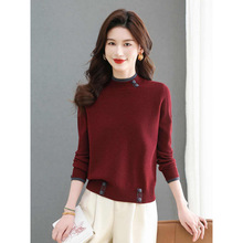 蝙蝠衫毛衣女中长款针织衫2025春秋新款宽松2025韩版秋冬毛衣外套