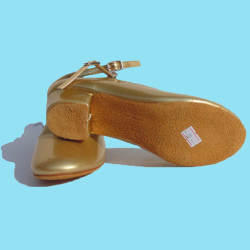 Dance shoes Dancing Weiwu gold heel shoes Xinjiang dance heel shoes Ethnic Latin modern high heels Tibetan shock-absorbing light