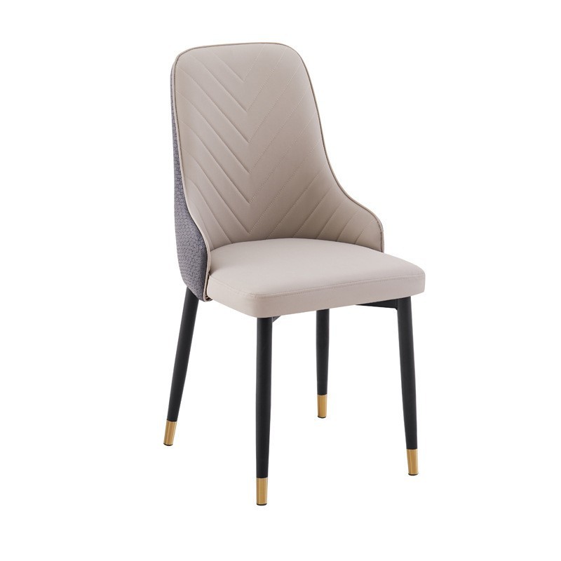 라이트 그레이 [골드 다리] 라지 V 체어