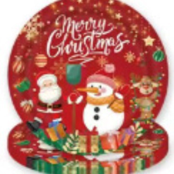 新しいクリスマスのテーマの使い捨て紙コップのティッシュのクリスマスの紙皿のテーブルクロスはクリスマスのパーティーの食器を飾ります。|undefined