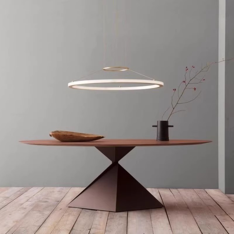 Sala de estar de anillo modelo de lámpara de lámpara de diseño moderno lámpara de lámpara sala de modelo simple sala de diseño italiano dormitorio italiano