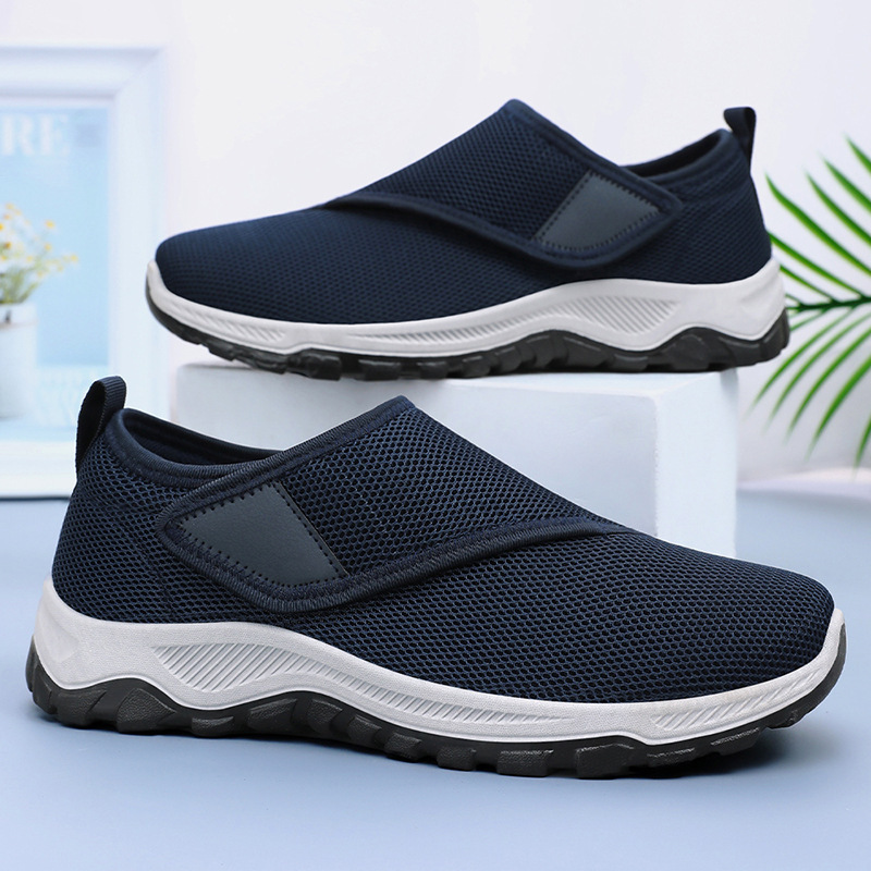 2026 New Men's Cloth Shoes Summer Foreign Trade Wholesale Casual Shoes Adjustable Velcro Fly-Knit Old Beijing Cloth Shoes 2026 New Men's Cloth Shoes Summer Foreign Trade Wholesale Casual Shoes Adjustable Velcro Fly-Knit Old Beijing Cloth Shoes