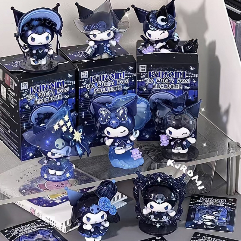 サンリオクロミ魔女の祭りシリーズブラインドボックス潮游びフィギュア人形テーブル置物女性プレゼント|undefined