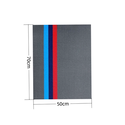 Universal Foot Pad: Freely Cutable Foot Mats - bmw-gray-single-passenger-5070