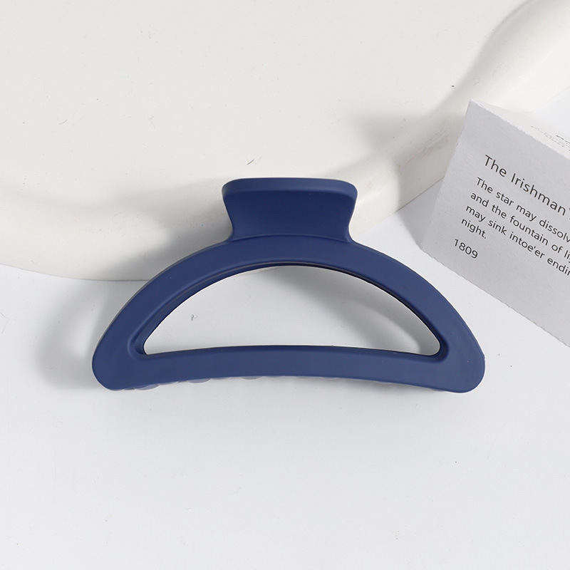 Amazon Venta caliente Frosted clip grande geométrica trasera horquilla elegante temperamento tiburón clip de alto grado tocado