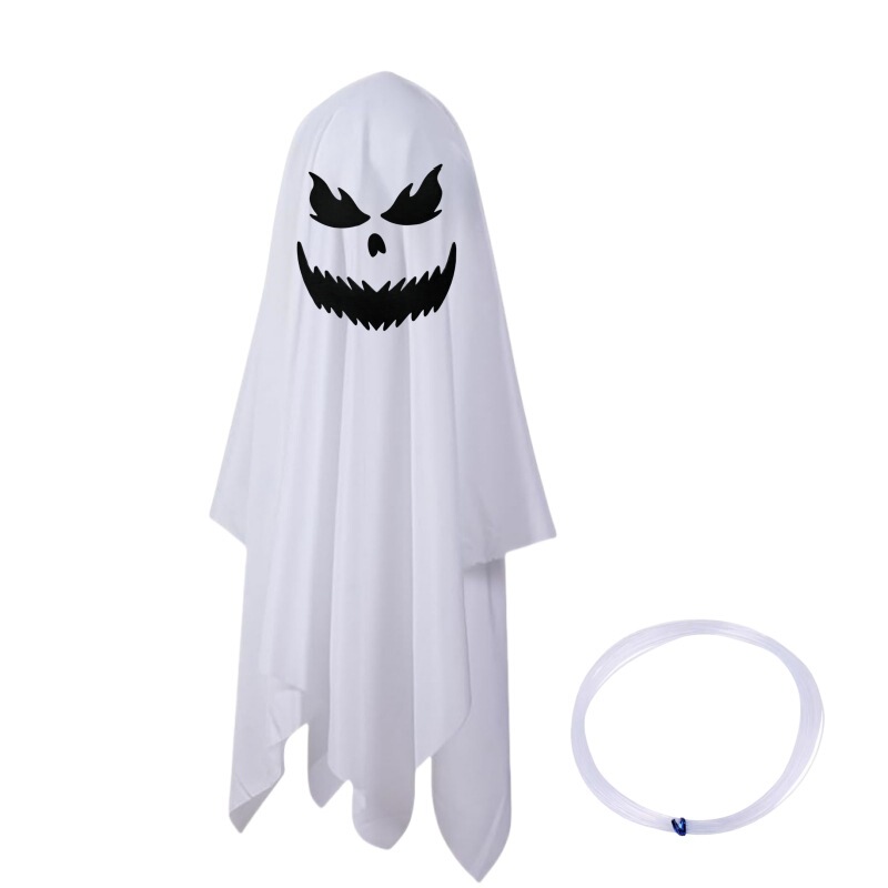 ハロウィン装飾ゴーストペンダント白い布ゴーストペンダント屋外パーティー装飾フロント廊下中庭小道具アレンジメント|undefined