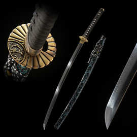 厂家直销手工锻打日本刀居合长刀日本战刀武士道外贸katana未开刃