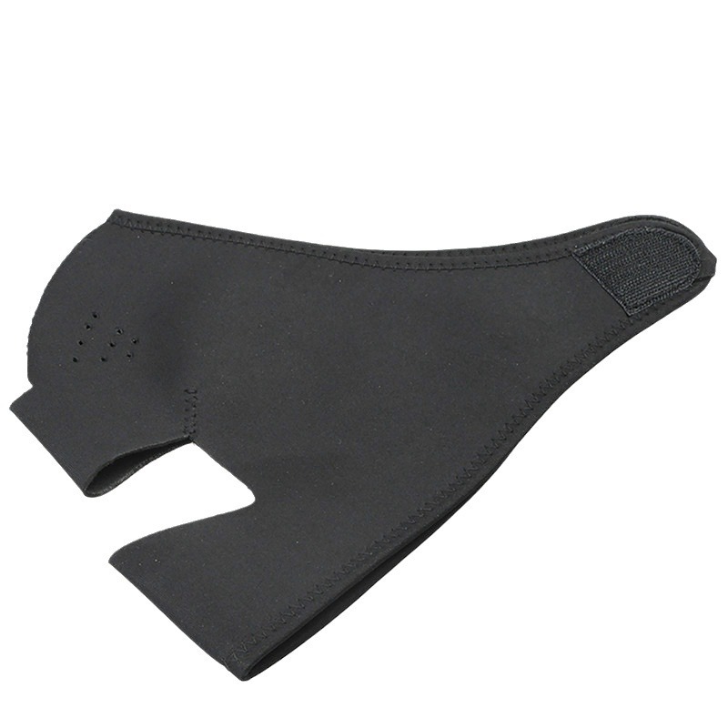 A prueba de viento máscara cráneo cara completa protección de doble cara de doble uso sello máscara a prueba de viento máscara fantasma niño puro negro