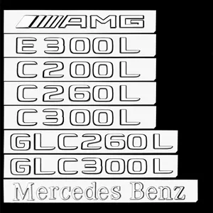 Mercedes-Benz E300L, C260L, GLC260L arxa orijinal hərfi emblemlər