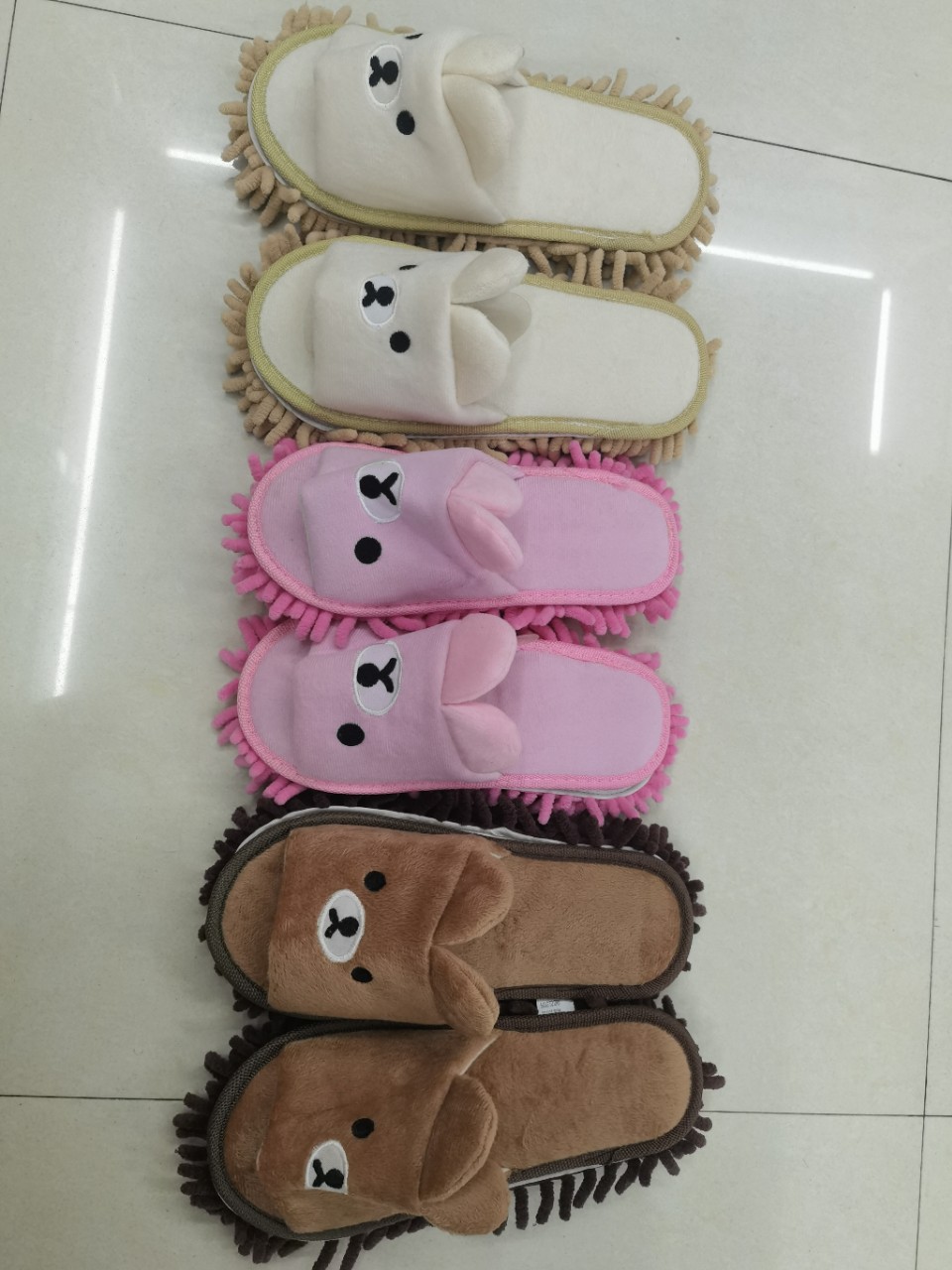 Little Bear Floor Cleaning Slippers