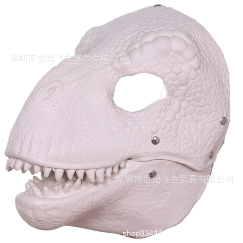 Máscara de dinosaurio máscara de látex animal de simulación máscara de boca en movimiento Wang Shengjie partido divertido accesorios divertidos
