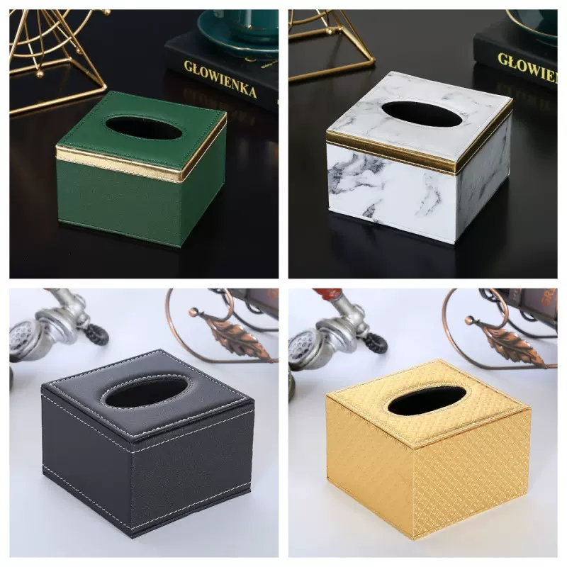 饭店餐厅皮革纸巾盒酒店宾馆KTV创意简约抽纸盒餐巾纸盒logo